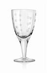 Wine glass isolated on a white background. Clipping path