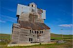 A dilapidated grain elevator in the Palouse