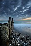 old and worn Breakwater