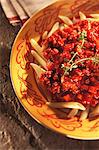 Penne with Bolognese Sauce