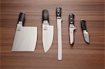 Assorted kitchen knives