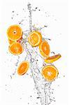 Tranches d'orange et un soupçon d'eau