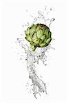 Water and artichoke