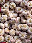 Knoblauch-Zwiebeln in Carouge Markt ist in Genf Schweiz