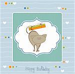 birthday card with cat