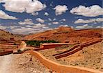 Morocco village in mountains