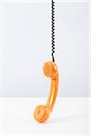 Orange Telephone Receiver