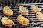 Grilled garlic baquettes