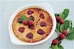 Raspberry creme brulee