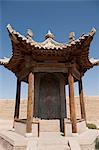 Monument of Great Wall, Fort de Jiayuguan Great Wall, Jiayuguan, Silkroad, Chine