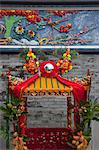 Shrine for Bun procession at Pak Tai Temple, Cheung Chau, Hong Kong