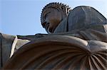 Giant Buddha statue, Po Lin Monastery, Lantau Island, Hong Kong