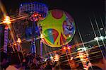 Le Skyfair, le ballon à la nuit, Ocean Park, Hong Kong