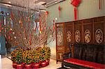 Nouvel an chinois de décoration dans le hall de The Harbourside, Hong Kong