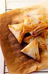 Apple and redcurrant filo pastry pies