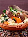 Couscous with beef and vegetables