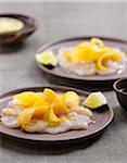 Scallop Carpaccio with mango