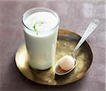 Lychee and ginger Lassi