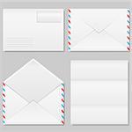 Envelopes, vector eps10 illustration