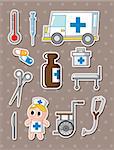 Hospital stickers