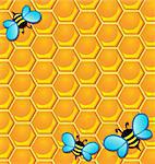 Bee theme image 2 - vector illustration.