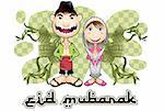 Eid Mubarak is a traditional Muslim greeting reserved for use on the festivals of Eid ul-Adha and Eid ul-Fitr.