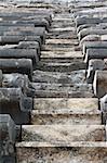 Staircase in an ancient amphitheater in Side, Turkey