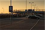 Parking Lot, Terminal 5, aéroport Heathrow, London, UK