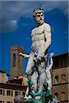 Fountain of Neptune in Piazza della Signoria, Florence, Tuscany, Italy