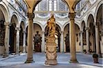 Inner Courtyard of Palazzo Medici Riccardi, Florence, Tuscany, Italy