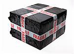 Fragile wrapped package