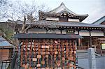 Ema prayer boards, Kiyomizu temple, Kyoto, Japan