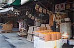 Fresh fruits wholesale market at Yau Ma Tei, Kowloon, Hong Kong