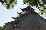 Drum tower, downtow of Jiuquan city, Gansu Province, China
