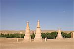 Pagoden, Mogao-Grotten, Dunhuang, Provinz Gansu, Silkroad, China