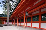 Corridor, sanctuaire Heian-jingu, Okazaki, Kyoto, Japon