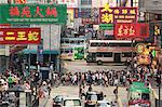 Trafic sur Percival Street, Causeway Bay, Hong Kong