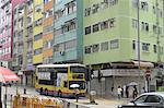 Residentail buildings on Queens Road East, Wanchai, Hong Kong