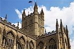 Bath Abbey, Bath, UNESCO World Heriage Site, Avon, England, United Kingdom, Europe