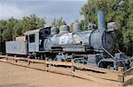 Old steam locomotive, Furnace Creek, Death Valley, California, United States of America, North America