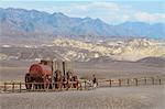 Alte Karren, Harmony Borax Works, Death Valley, California, Vereinigte Staaten von Amerika, Nordamerika