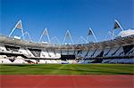 Inside The Olympic Stadium with the athletics field, London, England, United Kingdom, Europe