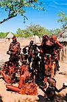 Himba personnes, Kaokoland, Namibie, Afrique