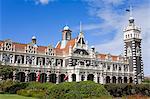 Railway Station, Central Business District, Dunedin, Otago District, South Island, New Zealand, Pacific