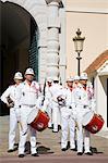 Changing of the Guard at the Princes Palace, Monte Carlo, Monaco, Europe