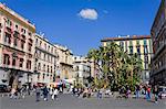 Piazza Dante in Naples, Campania, Italy, Europe