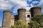 Maschio Angioino (château Nuovo), Naples, Campanie, Italie, Europe