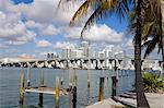 Skyline de Miami, Floride, États-Unis d'Amérique, l'Amérique du Nord