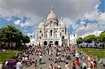Basilique du Sacré Coeur, Montmartre, Paris, France, Europe
