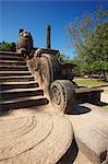 Salle du Conseil, Citadelle, Polonnaruwa, Site du patrimoine mondial de l'UNESCO, Province centrale du Nord, Sri Lanka, Asie